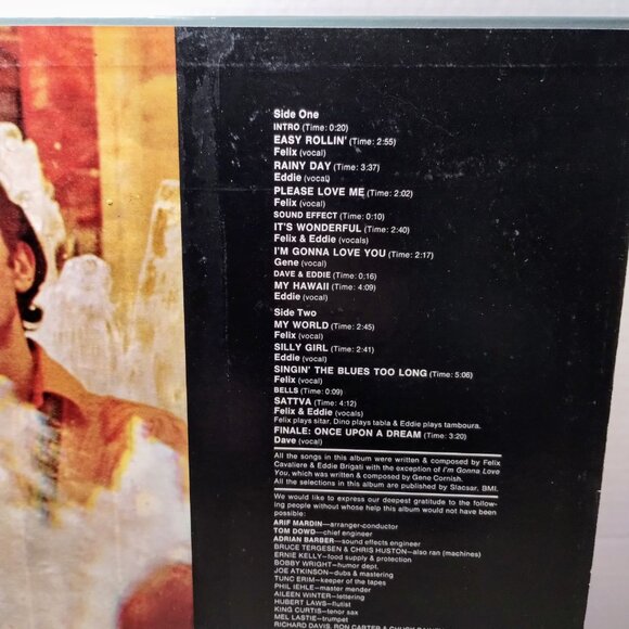 1st Press Rascals Once Upon A Dream SD 8169 Vinyl Record 1968 - Picture 5 of 8